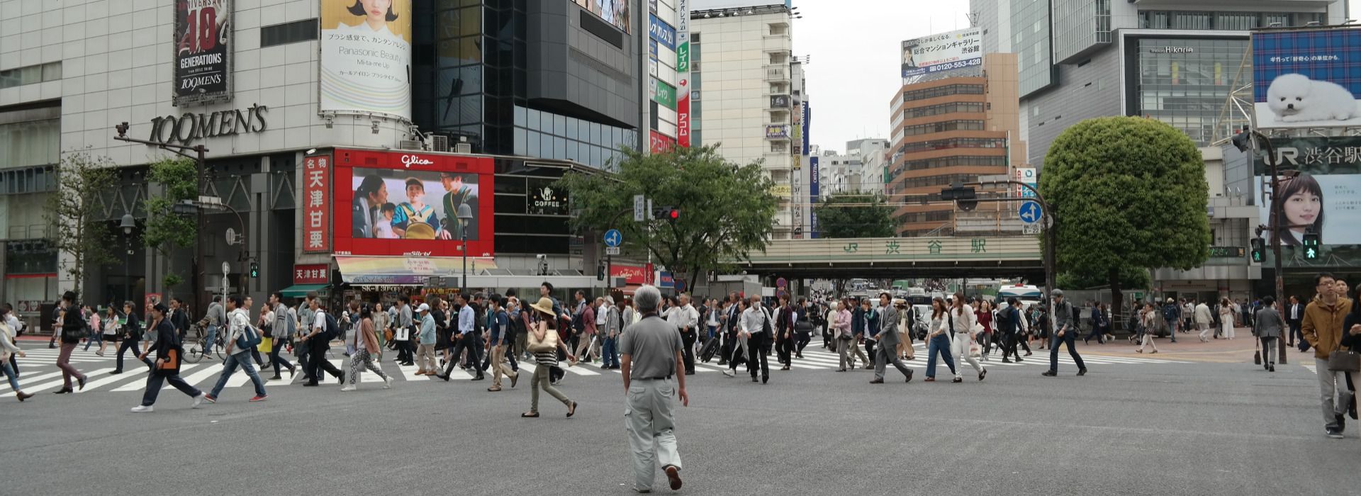 Shibuya og første dag i Tokyo